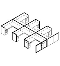 Matrix Value 6 and x 6 and, 42 and H Typical: Solution C - Cluster of Six