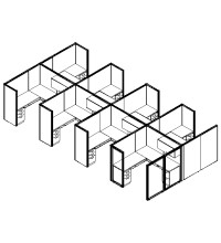 Matrix Value 6 and x 6 and, 66 and H Typical: Solution C - Cluster of Eight