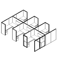 Matrix Value 6 and x 6 and, 66 and H Typical: Solution C - Cluster of Six