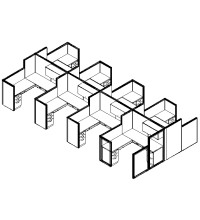 Matrix Value 6 and x 6 and, HiLo Typical: Solution C - Cluster of Eight