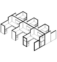 Matrix Value 6 and x 6 and, HiLo Typical: Solution C - Cluster of Six