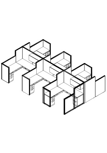 Matrix Value 6 and x 6 and, HiLo Typical: Solution C - Cluster of Six
