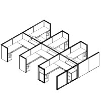 Matrix Value 6 and x 7 and, 50 and H Typical: Solution D - Cluster of Six