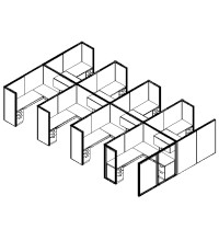 Matrix Value 6 and x 7 and, 66 and H Typical: Solution D - Cluster of Eight