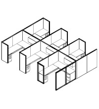 Matrix Value 6 and x 7 and, 66 and H Typical: Solution D - Cluster of Six