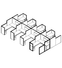 Matrix Value 6 and x 7 and, HiLo Typical: Solution D - Cluster of Eight