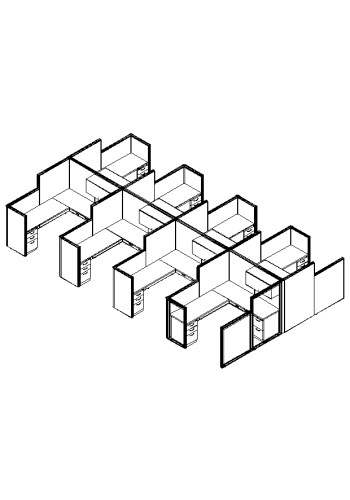 Matrix Value 6 and x 7 and, HiLo Typical: Solution D - Cluster of Eight