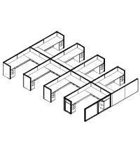 Matrix Value 6 and x 8 and, 42 and H Typical: Solution E - Cluster of Eight