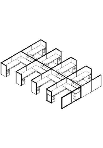 Matrix Value 6 and x 8 and, 50 and H Typical: Solution E - Cluster of Eight