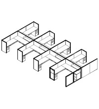 Matrix Value 7 and x 7 and, 50 and H Typical: Solution F - Cluster of Eight