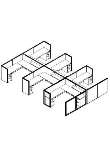 Matrix Value 7 and x 7 and, 50 and H Typical: Solution F - Cluster of Six