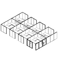 Matrix Value 8 and x 10 and, 66 and H Typical: Solution I - Cluster of Eight