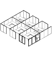 Matrix Value 8 and x 10 and, 66 and H Typical: Solution I - Cluster of Six