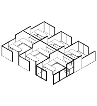 Matrix Value 8 and x 10 and, HiLo Typical: Solution I - Cluster of Six