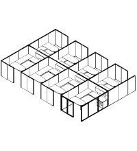 Matrix Value 8 and x 11 and, 66 and H Typical: Solution J - Cluster of Eight