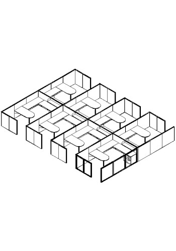 Matrix Value 8 and x 12 and, 50 and H Typical: Solution K - Cluster of Eight