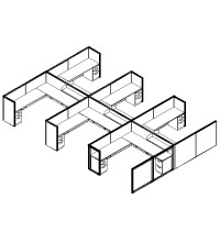 Matrix Value 8 and x 8 and, 50 and H Typical: Solution G - Cluster of Six