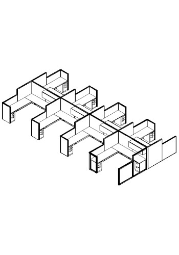 Matrix Value 8 and x 8 and, HiLo Typical: Solution G - Cluster of Eight