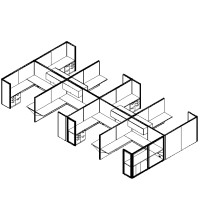 Matrix Value 8 and x 8 and Team, 66 and H Typical: Solution H - Cluster of Eight