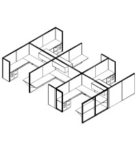 Matrix Value 8 and x 8 and Team, 66 and H Typical: Solution H - Cluster of Six