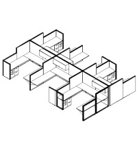 Matrix Value 8 and x 8 and Team, HiLo Typical: Solution H - Cluster of Six