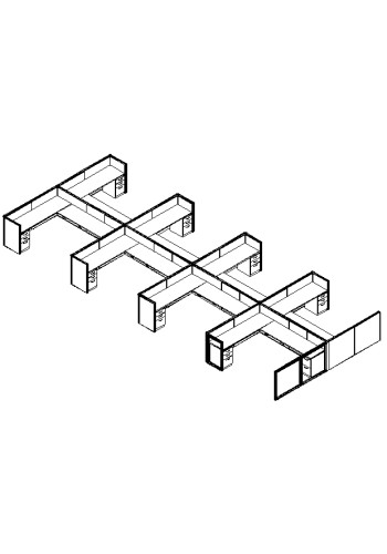 Matrix Value 9 and x 7 and, 42 and H Typical: Solution L - Cluster of Eight