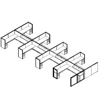 Matrix Value 9 and x 7 and, 50 and H Typical: Solution L - Cluster of Eight