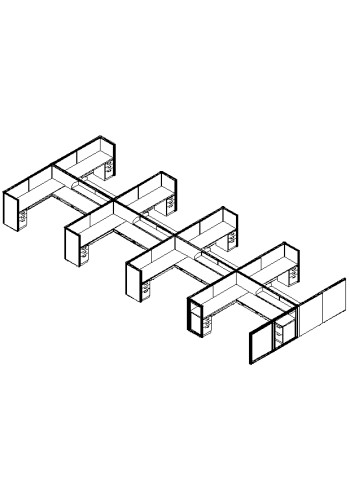 Matrix Value 9 and x 7 and, 50 and H Typical: Solution L - Cluster of Eight