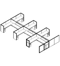 Matrix Value 9 and x 7 and, 50 and H Typical: Solution L - Cluster of Six