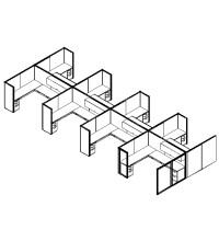 Matrix Value 9 and x 7 and, 66 and H Typical: Solution L - Cluster of Eight