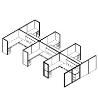 Matrix Value 9 and x 7 and, 66 and H Typical: Solution L - Cluster of Six