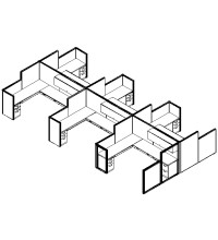 Matrix Value 9 and x 7 and, HiLo Typical: Solution L - Cluster of Six