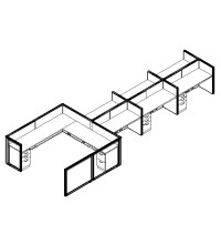 Matrix Value Office Worker 42 and H Typical: Solution M - Cluster of Six