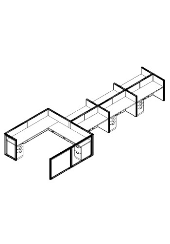 Matrix Value Office Worker 42 and H Typical: Solution M - Cluster of Six