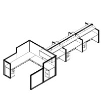 Matrix Value Office Worker HiLo Typical: Solution M - Cluster of Six