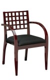 Mendocino Mahogany Wood Guest Chair (MMEN-98-MAH)