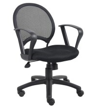 Mesh Back Task Chair with Loop Arms (MB6217)