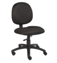 Mid-Back Ergonomic Armless Fabric Task Chair (MB9090)