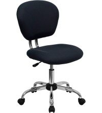 Mid-Back Gray Mesh Task Chair with Chrome Base (MF-H-2376-F-GY-GG)