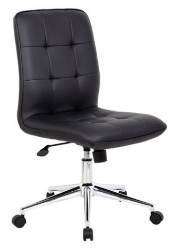Modern CaressoftPlus Task Chair with Casters (MB330-BK)
