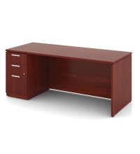 Morpheo 72 and  Left Single Pedestal Low-Profile Executive Desk