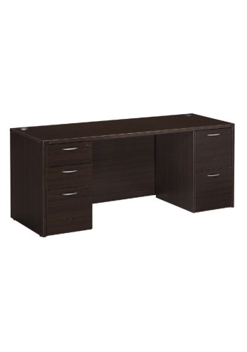 Napa Espresso 72 and  Kneespace Credenza