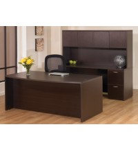 Napa Espresso Bowfront Executive Desk Configuration (11)