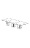 Oxmoor 10’ Rectangular Conference Table