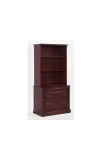 Oxmoor Lateral File with Open Bookcase Hutch