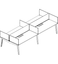 Oxygen Benching Enhanced Typical: Solution A - Cluster of Four