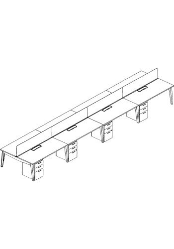 Oxygen Benching Enhanced Typical: Solution B- Cluster of Eight