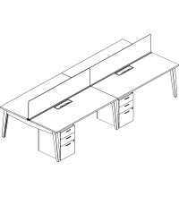 Oxygen Benching Enhanced Typical: Solution B - Cluster of Four