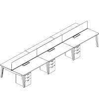 Oxygen Benching Enhanced Typical: Solution B - Cluster of Six