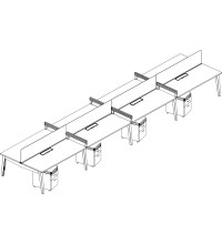 Oxygen Benching Enhanced Typical: Solution C- Cluster of Eight